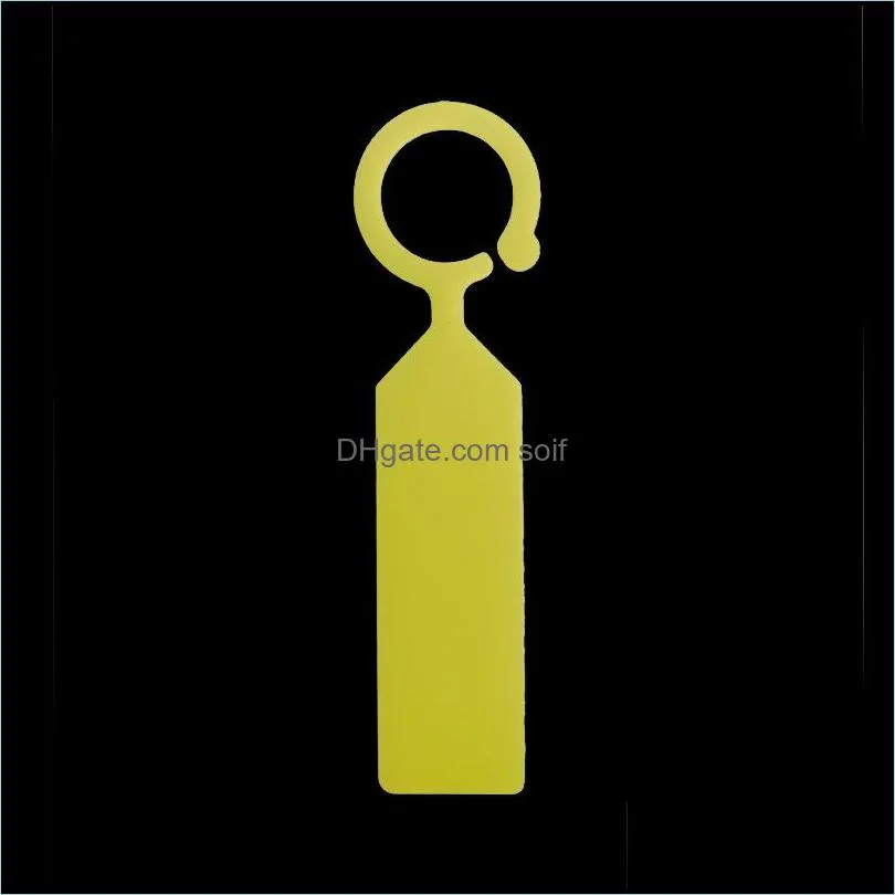 plastic ring buckle sign thickening plant tags marker listing fruit tree label a seedling