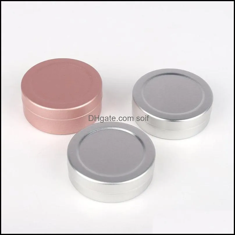 20g aluminum jar box container cosmetics packing bottle eye shadow ointment pill box portable 2colors hha1707 59 j2