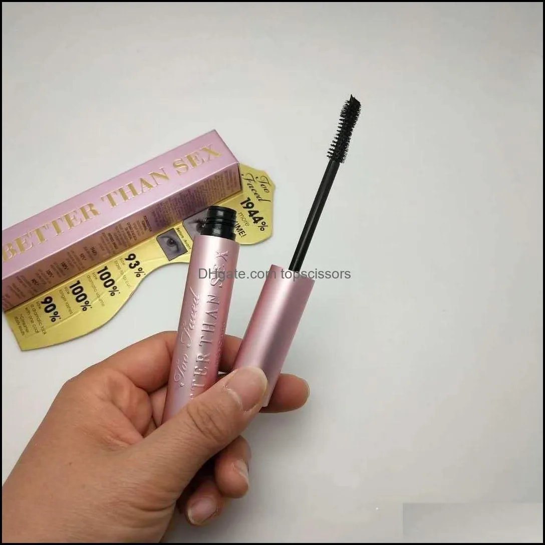 mascara better than sex love cool black pink tube pink package crulingwaterproof top qualtity