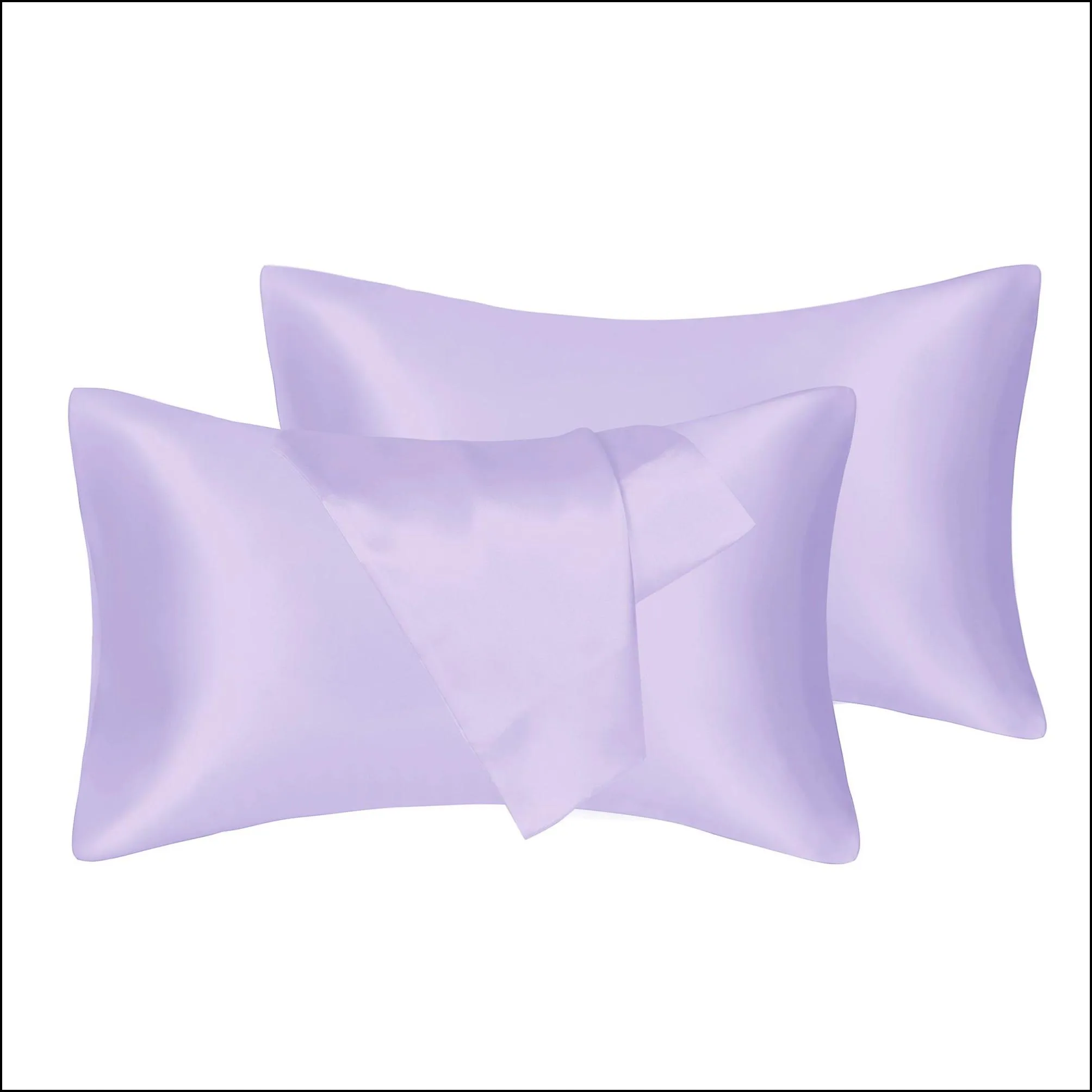 2pcs silk satin pillowcases mulberry pillow case queen standard king for hair and skin hypoallergenic pillowcase cover c2992