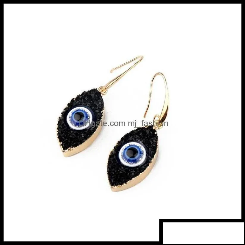 pendant necklaces pendant necklaces pendants jewelry simple evil eye druzy drusy earrings necklace women resin imitation chainworldzl