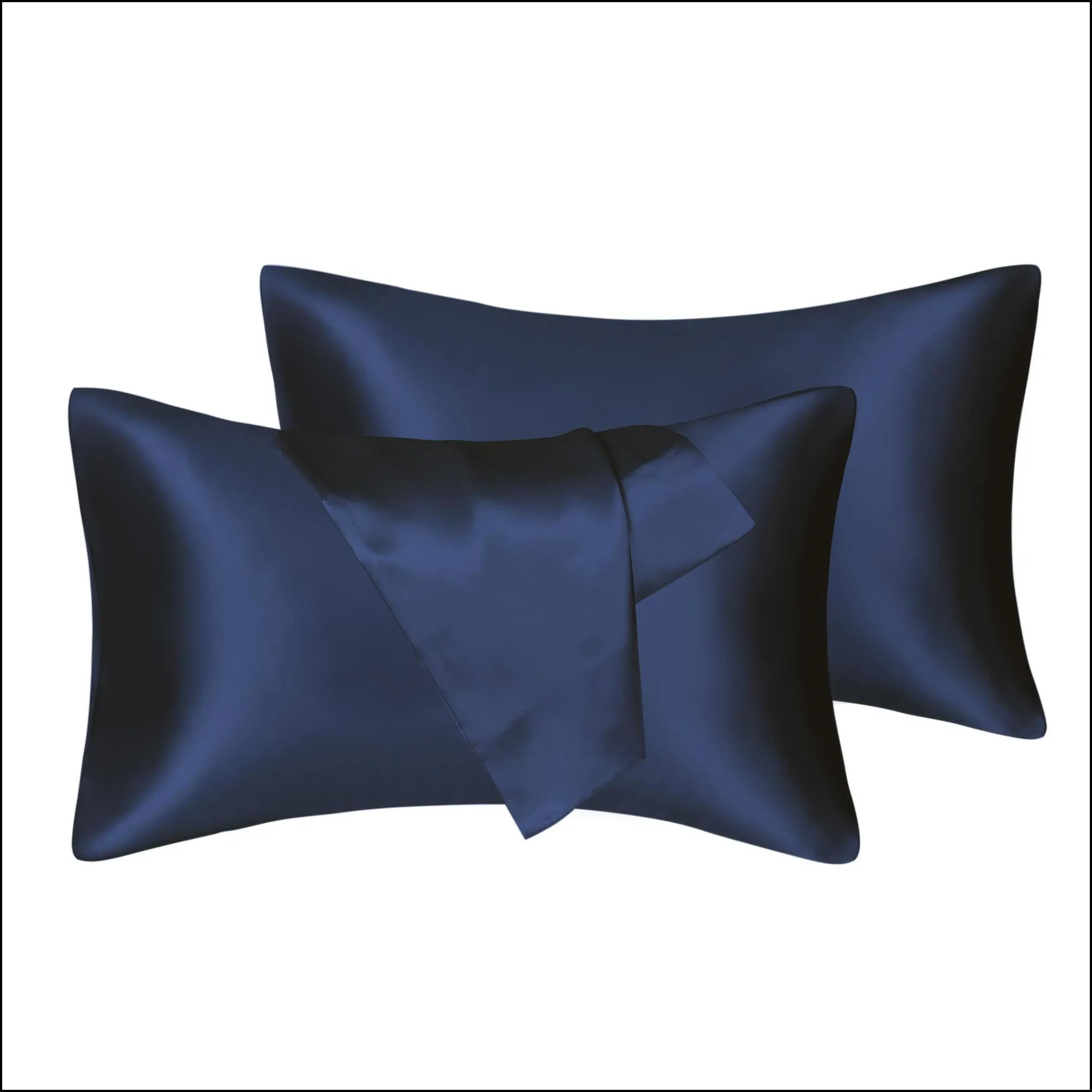 2pcs silk satin pillowcases mulberry pillow case queen standard king for hair and skin hypoallergenic pillowcase cover c2992