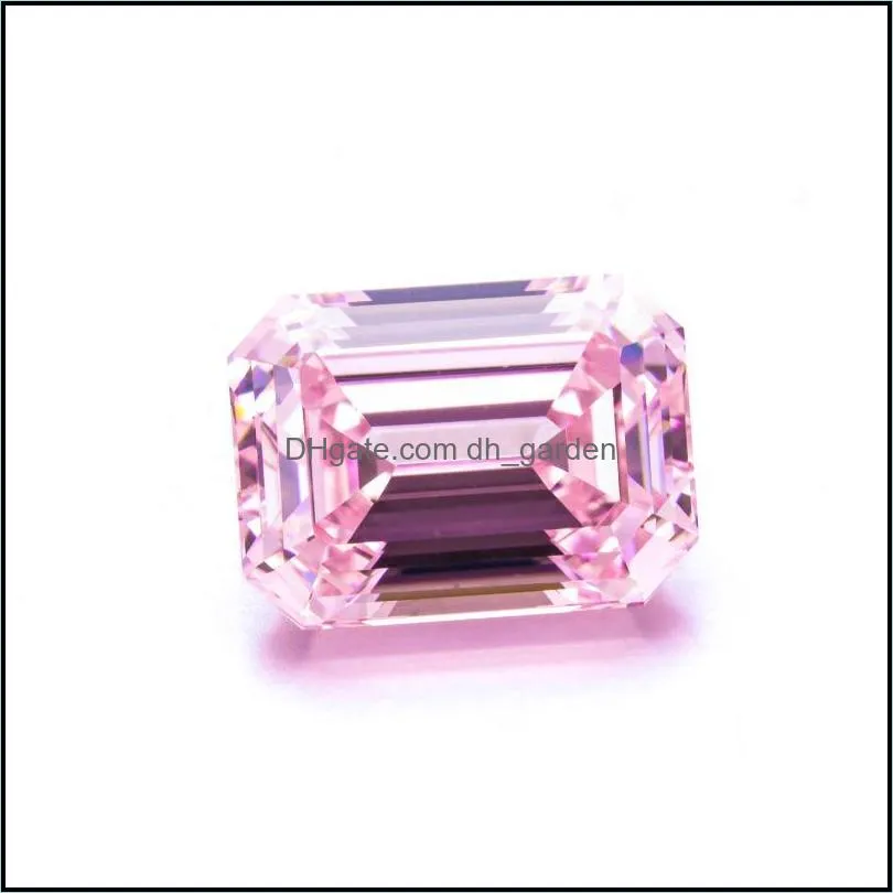 other zhanhao emerald cut factory wholesale price hand made diamante simulant pink diamond loose gemstoneother otherother brit22