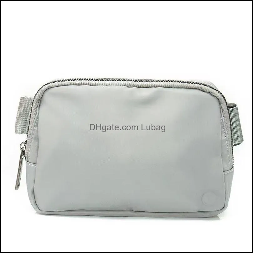 New lu belt bag official models ladies sports waist bag outdoor messenger chest 1L Capacity with see detial logo