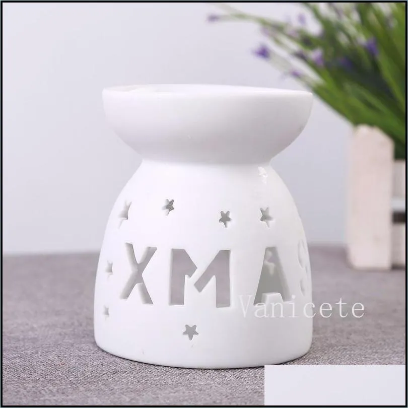 incense burner delicate ceramic fragrance lamps fashion hollowed out aroma stove candle oil furnace home decor t9i001732
