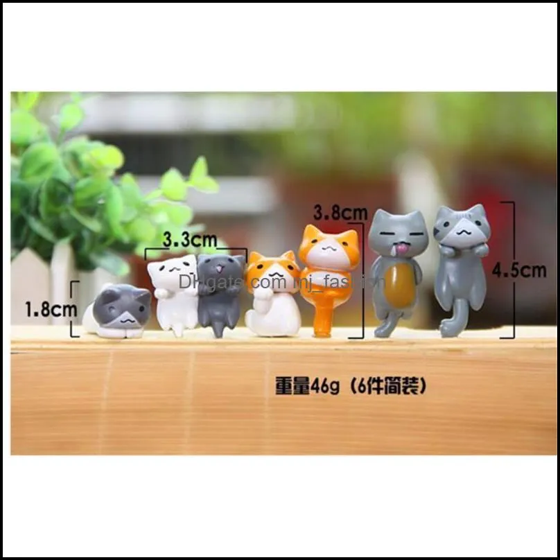 6pc Natsume`s Book Of Friends Cat Cartoon Keychains Keyring Car Bag Pendant Fashion Jewelry Key Chain Ring Accessories