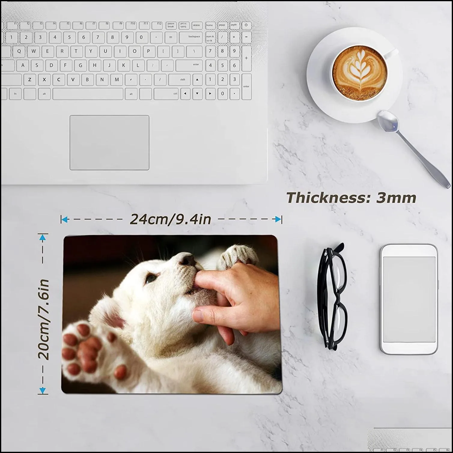 new sublimation mouse pad blank mouse pad sublimation blanks mousepad for sublimation transfer heat press printing crafts non slip bottom