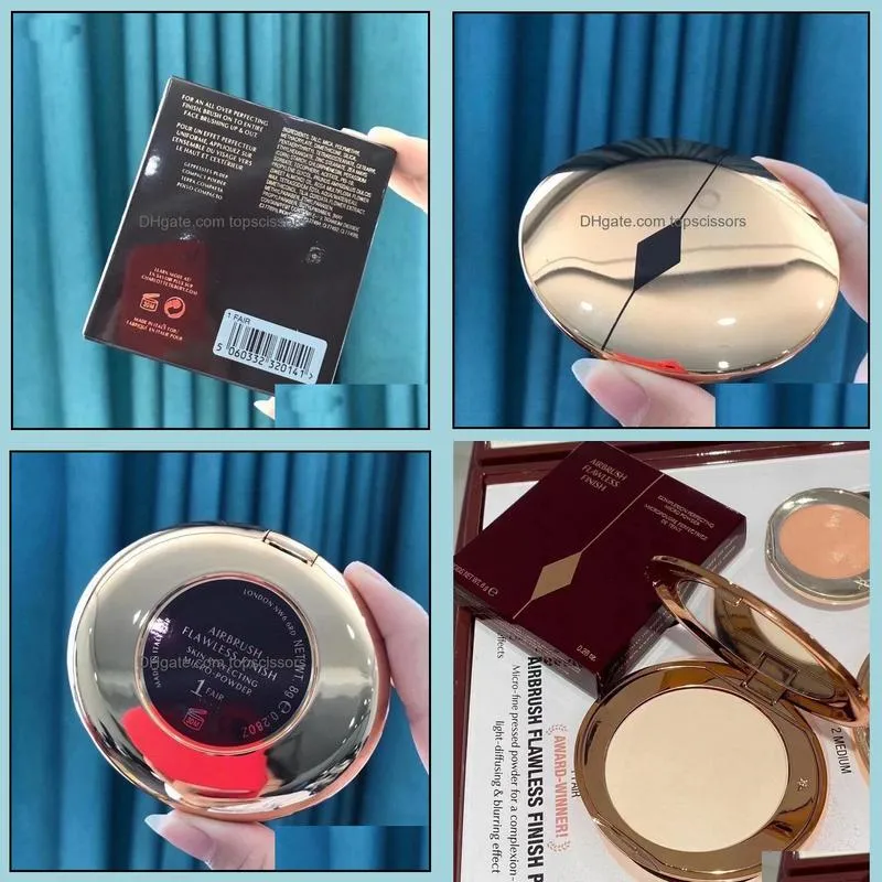 Top quality Brand Complexion perfecting Micro powder Airbrush Flawless Finish 8g FAIR & MEDIUM 2 color face makeup