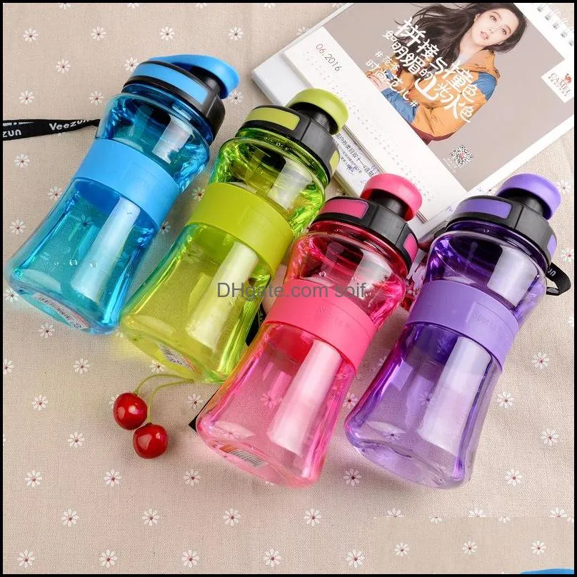 Space Cup Leak Proof Creative Plastic Fitness Water Bottle Multi Color Portable Mug Gift 7 6wz C