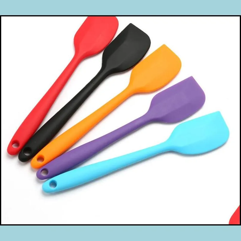 kitchen silicone cream butter cake spatula bakery bar mixing batter scraper baking tool kitchenware