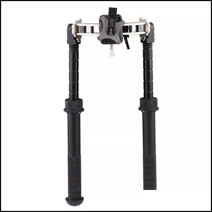 v10 tactical tripod bracket metal can swing left and right rotating multifunction telescopic bipod 20mm rail mount aldult hunting rifle