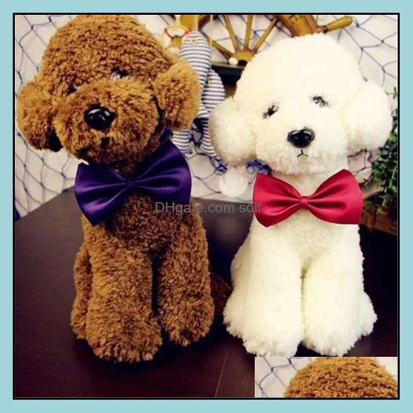 Dog Pet Bowties Genteel Bowknot Handsome Dog Neck Tie Cat Ties Collars Pet Grooming Supplies 96 J2