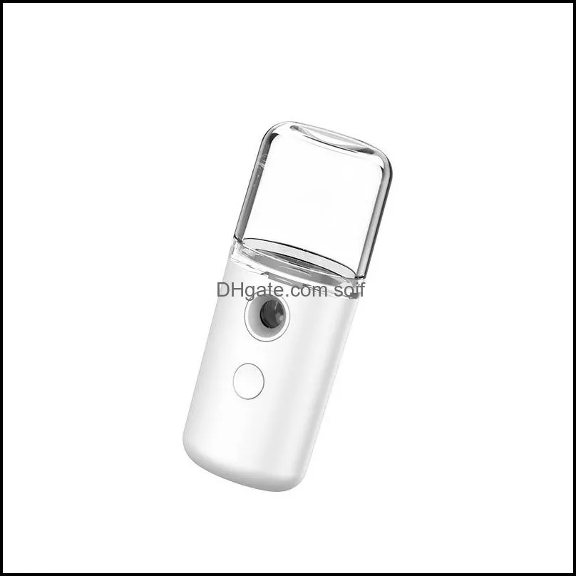 USB Charging Sprayer Humidifier Macaroon Nano Handheld Face Steamer Moisturizer Skincare Vapor hydrating Humidificador Cold Spray 7bn