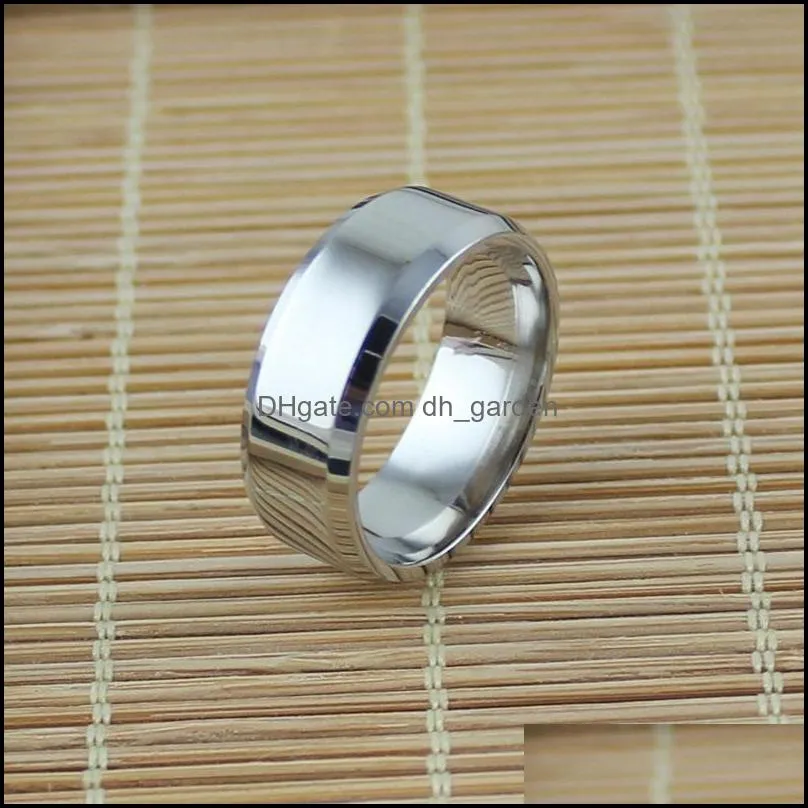 wedding rings simple plain ring polished curved flatedged lovers 4mm wide black silver tungsten steel brit22