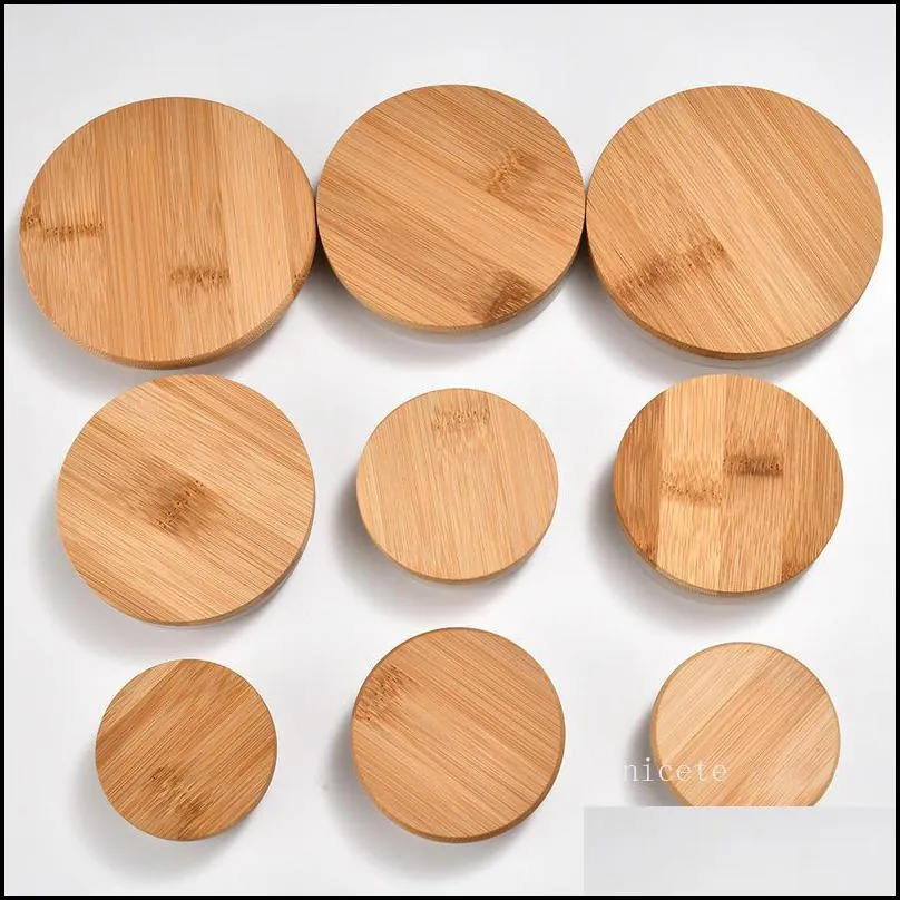 beverage cup covers bamboo wood cover ceramic cup lids sealed candle cup lid silicone rubber ring seal bowl coverzc1173