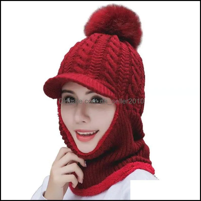 men women pure color headgear adult knitting beanies fashion keep warm windbreak cap autumn winter 10 5qy j2