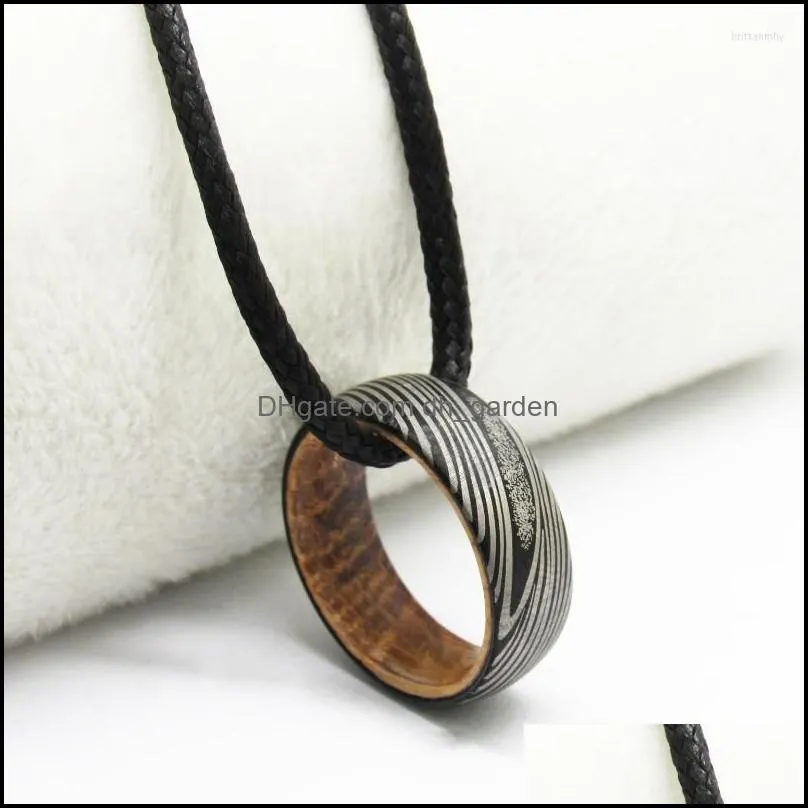 wedding rings original 6mm/8mm width man wooden tungsten carbide band with oak wood and damascus steel pattern for gift 613