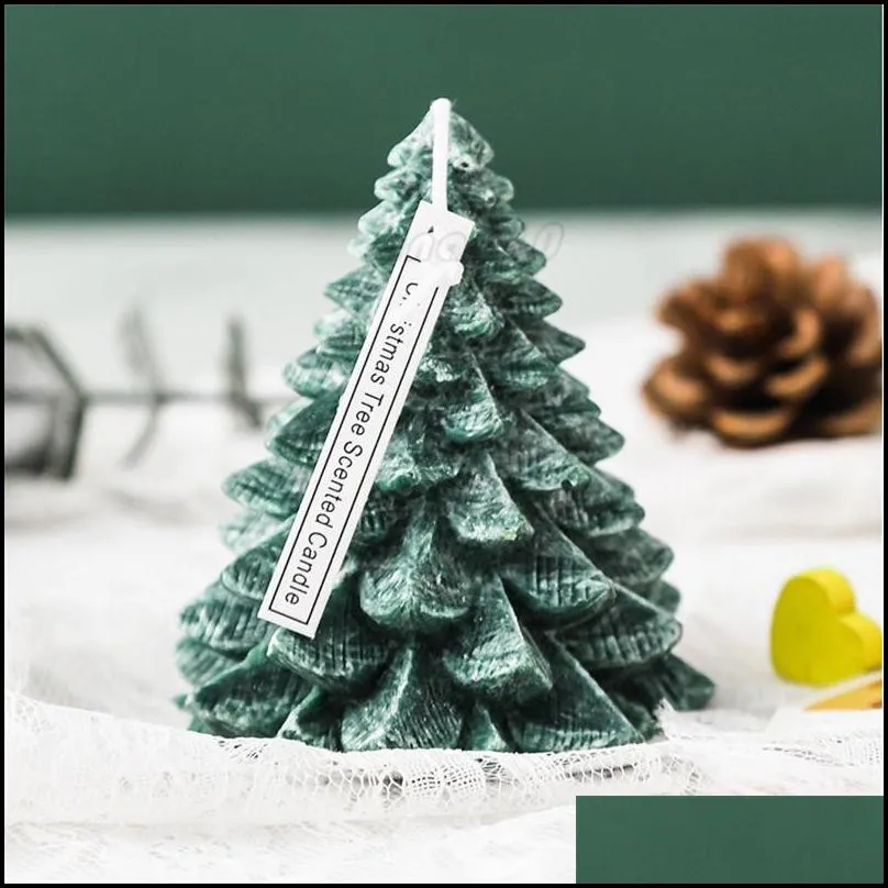 christmas tree shape scented candle holiday celebration candles scented ice candle creative christmas new year holiday gifts t9i00564