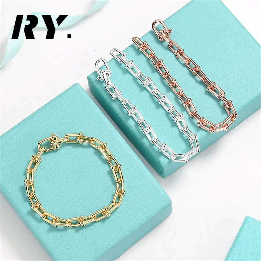 charm bracelets ushaped slim design chain fine jewelry for women golden bracelet pulseiras famous jewelry