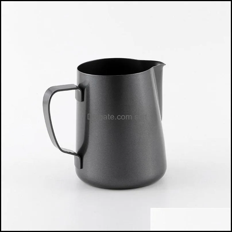 400ml Coffee Mug Stainless Steel Frothing Pitcher Latte Art Milk Foam Tool Coffee Pitcher Milk Espresso Jug 170 G2