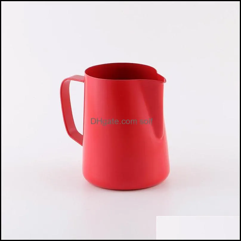 400ml Coffee Mug Stainless Steel Frothing Pitcher Latte Art Milk Foam Tool Coffee Pitcher Milk Espresso Jug 170 G2