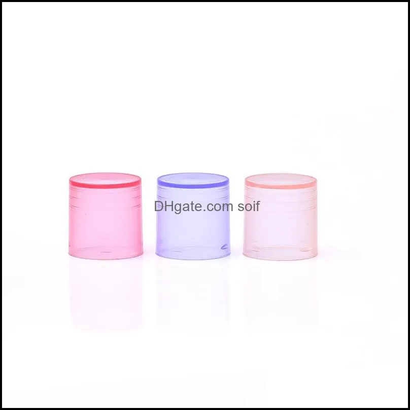 Compact Multi Colour Lipgloss Tube DIY Plastic Empty Clear Lip Gloss Lipstick Lips Wax Pipe Organizer Lipglaze Container