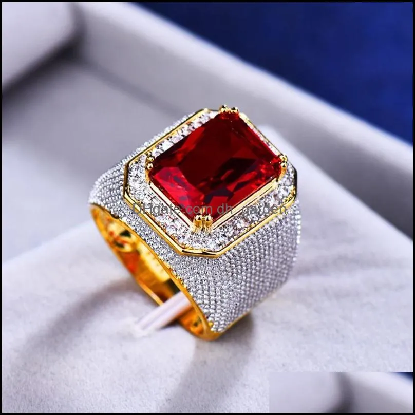 Buy Panchaloha Gold Plated Ruby Stone Ring Gold Design Impon Red Stone Ring  Online