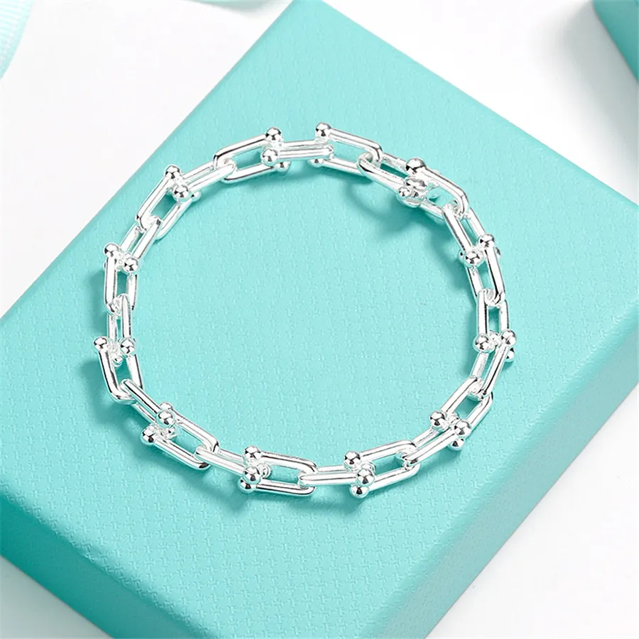 charm bracelets ushaped slim design chain fine jewelry for women golden bracelet pulseiras famous jewelry