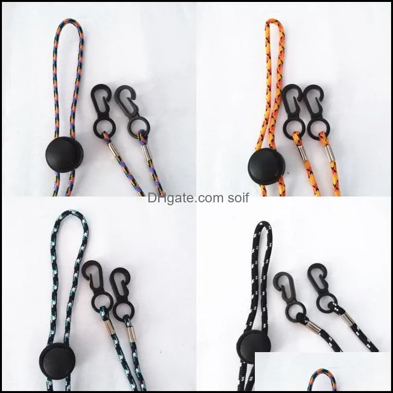 Mask Extend Rope Face Masks Adjustable Lanyards Prevent Losing Windbreak Decompression Ropes Multi Color Options 0 99bf F2