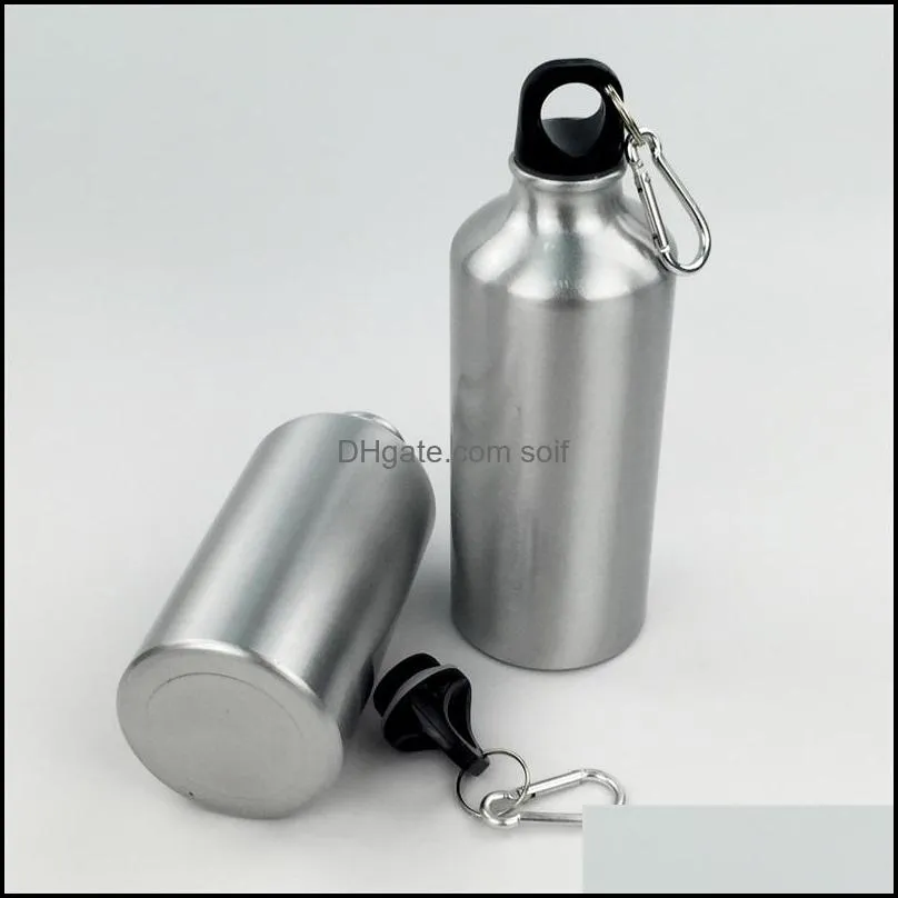 Sublimation Blank Motion Water Bottles 600ML Thermal Transfer Printing Consumables Coating White Kettle