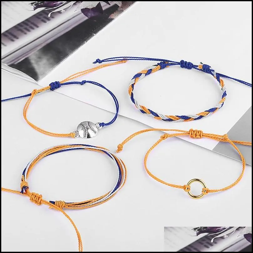 bangle formal necklace hand knitted baseball bracelet charm wrist girls accessories holiday gifts smart watch swimmingbangle
