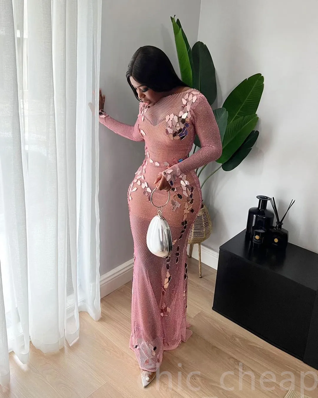 2022 Arabic Aso Ebi Pink Mermaid Prom Dresses Crystals Luxurious Evening Formal Party Second Reception Birthday Engagement Gowns Dress ZJ168