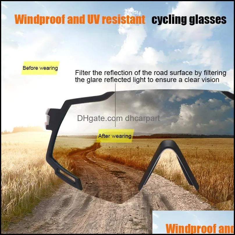 5 Lens Cycling Glasses Bike Glasses Eyewear Running Fishing Sports Polarized Bicicleta Cilismo Lentes Cycling Sunglasses Men women