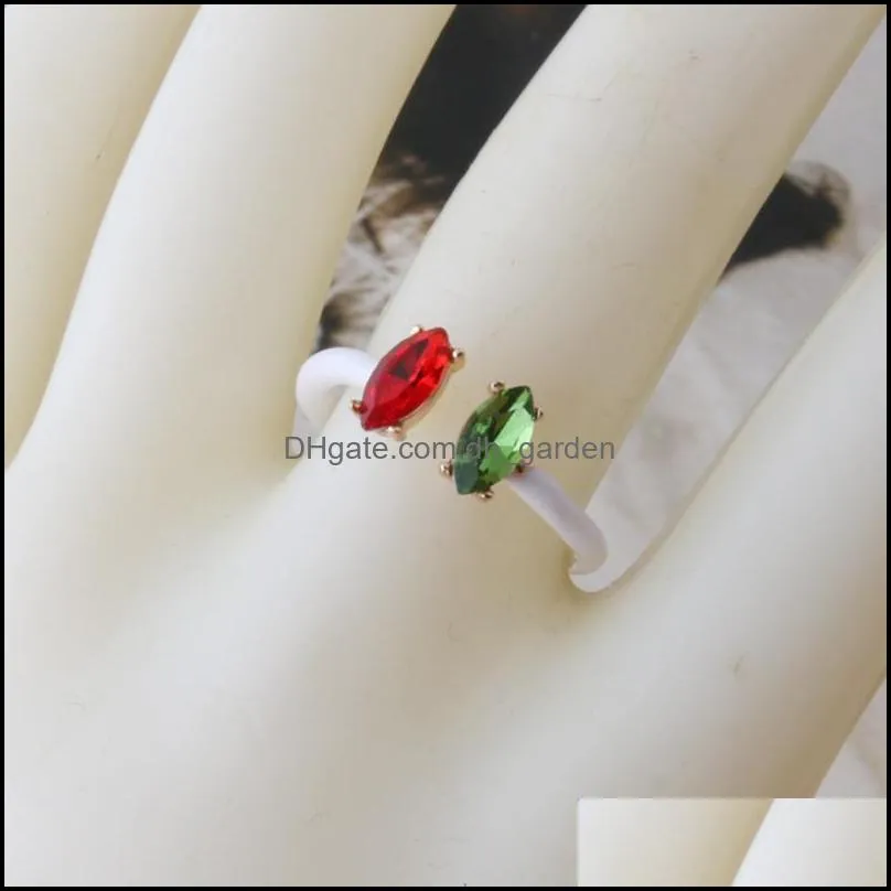 wedding rings neefuwofu color open ring for woman y2k candy enamel dripping multicolor colored colorful estrela de cinco fashionwedding