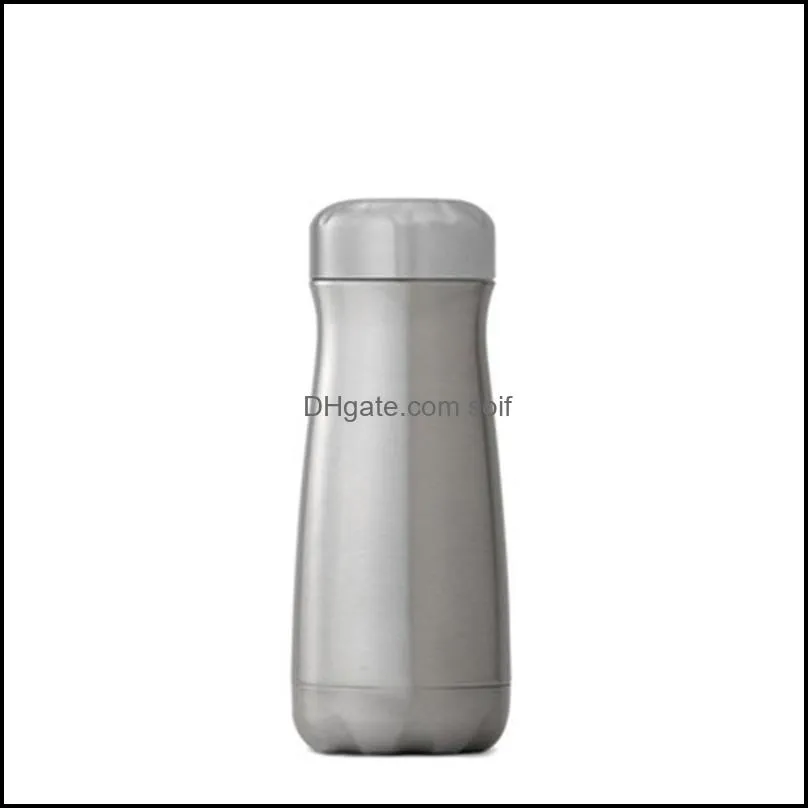 Double Deck Vacuum Cup Stainless Steel Big Mouth Wide Mouth Tripe Cups Coke Bottle Easy To Use 50yl dd