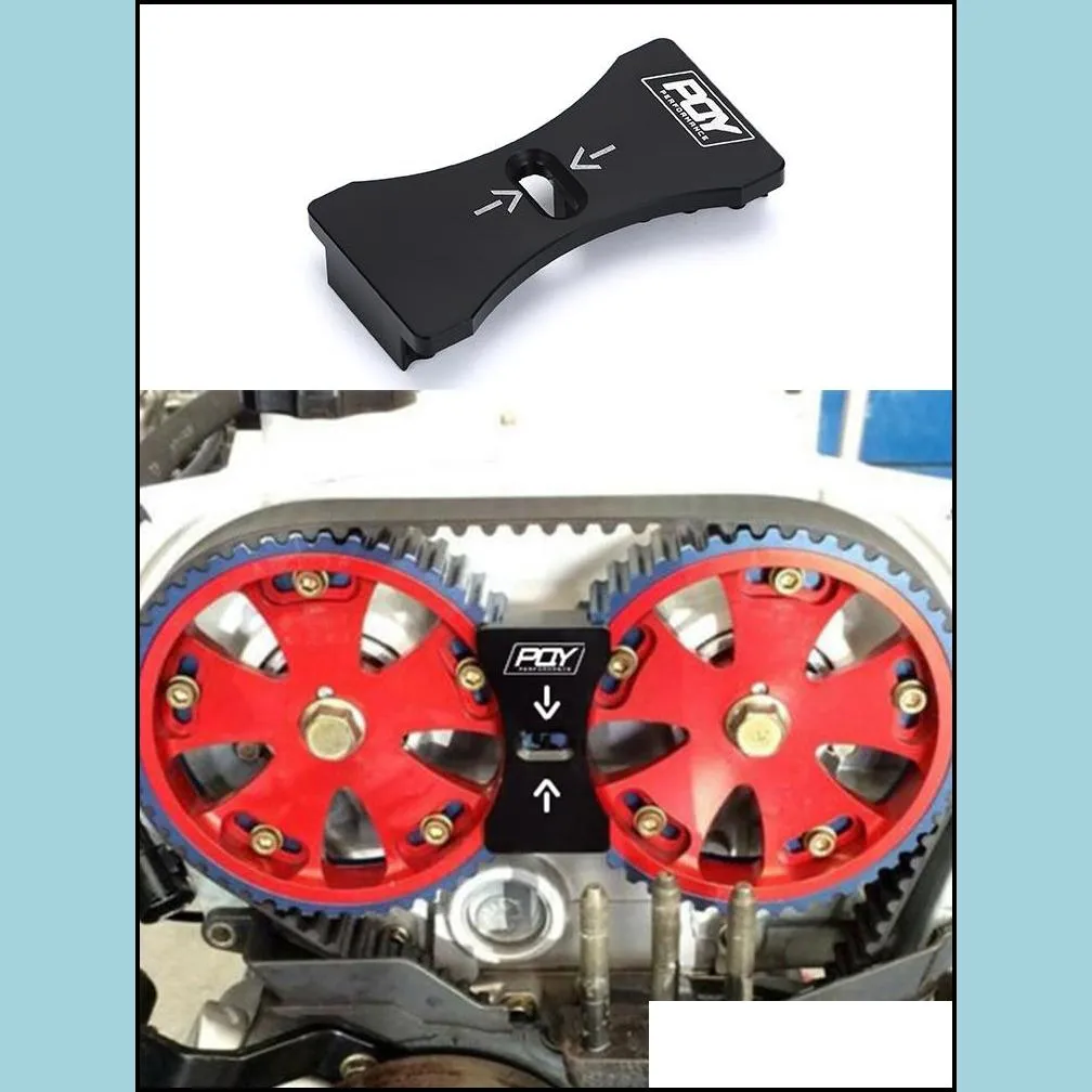 PQY Aluminum Engine Cam Gear Lock / Timing Belt Install Tool For Mitsubishi Lancer 4G63  Kia PQY-CGL02