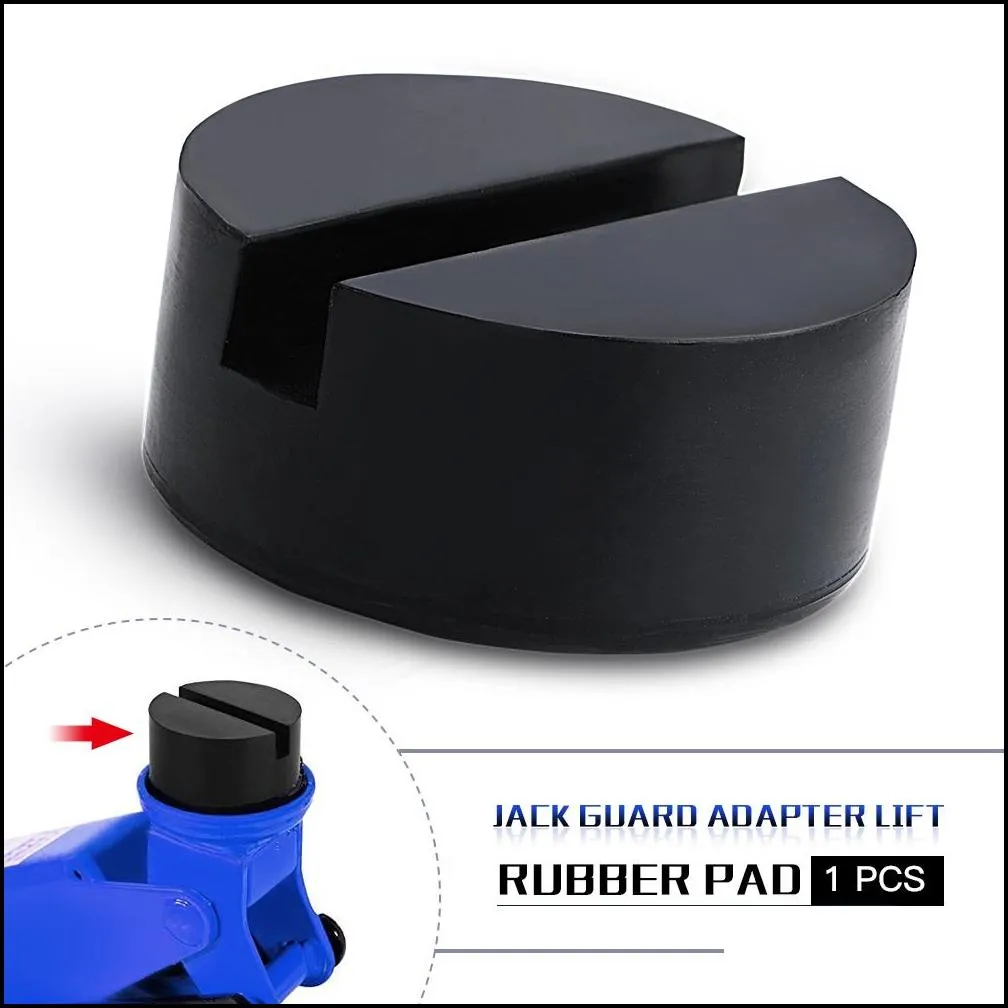 Floor Jack Pad Rubber Universal Slotted Guard Portable Anti Slip Vehicle Square Accessories Frame Rail Car Repair Adapter PQY-MJP01/02