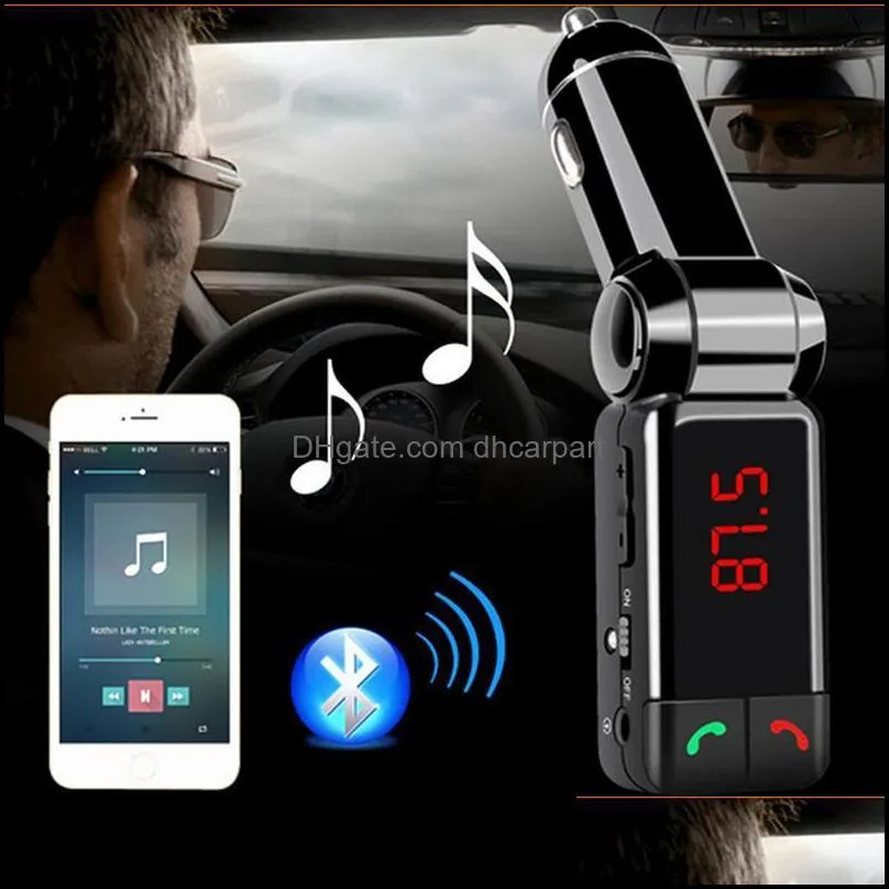 Car Bluetooth 5.0 FM Transmitter Kit MP3 Modulator Player Wireless Handsfree Audio Receiver Dual USB Fast  3.1A