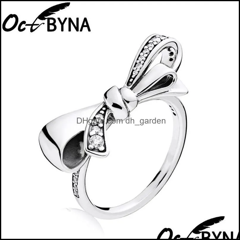 Wedding Rings Cuteeco Silver Color Love Heart For Women Compatible With Original Pan Ring Valentine`s Day Jewelry GiftWedding Brit22
