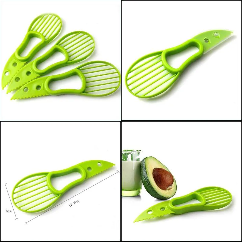 fruit vegetable tools 3in1 avocado slicer cutter knife corer pulp separator shea butter kitchen helper accessories ga sqcdxa