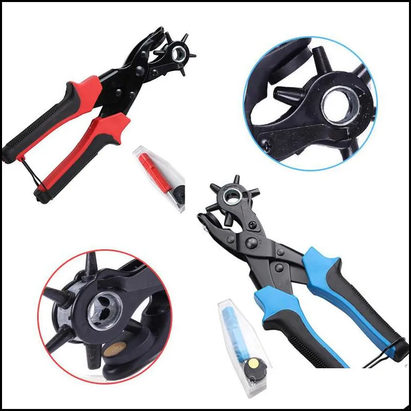 punch pliers set for belts watch bands straps punch pliers portable heavy leather hole punch plier home leathercraft tool y200321