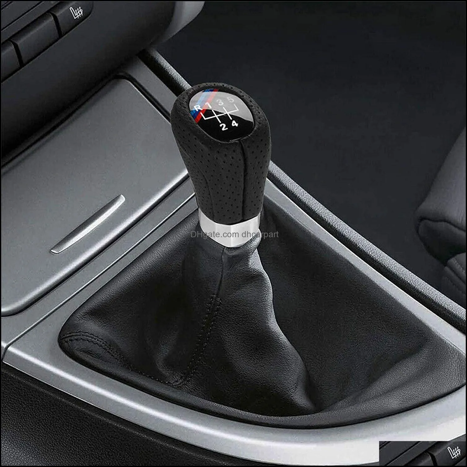 car gear shift knob for bmw 3 5 6 e36 e39 e46 e60 e87 e90 e91 e92 5/6 speed shifter lever stick