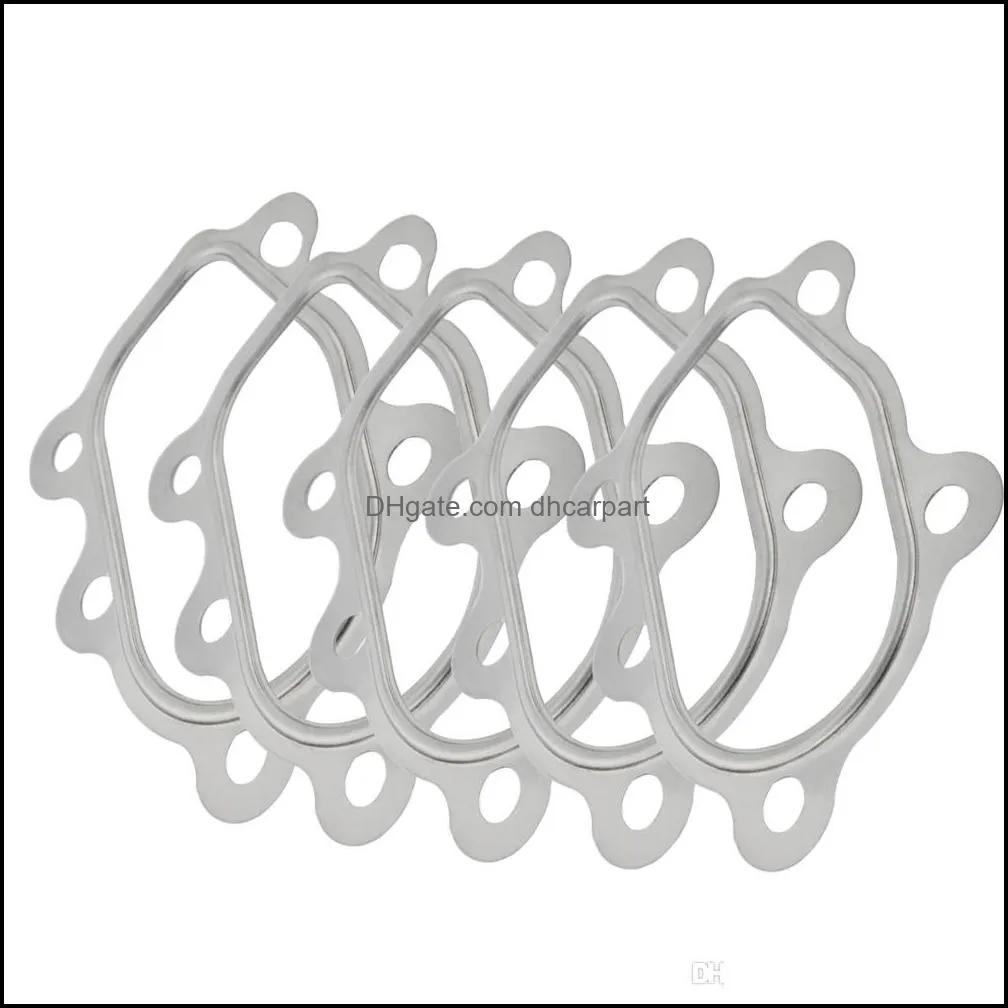 pqy 10pcs/lot for t25 t28 gt25 gt28 turbocharger gasket fitting garrett turbo gt25 5 bolt pqy4810