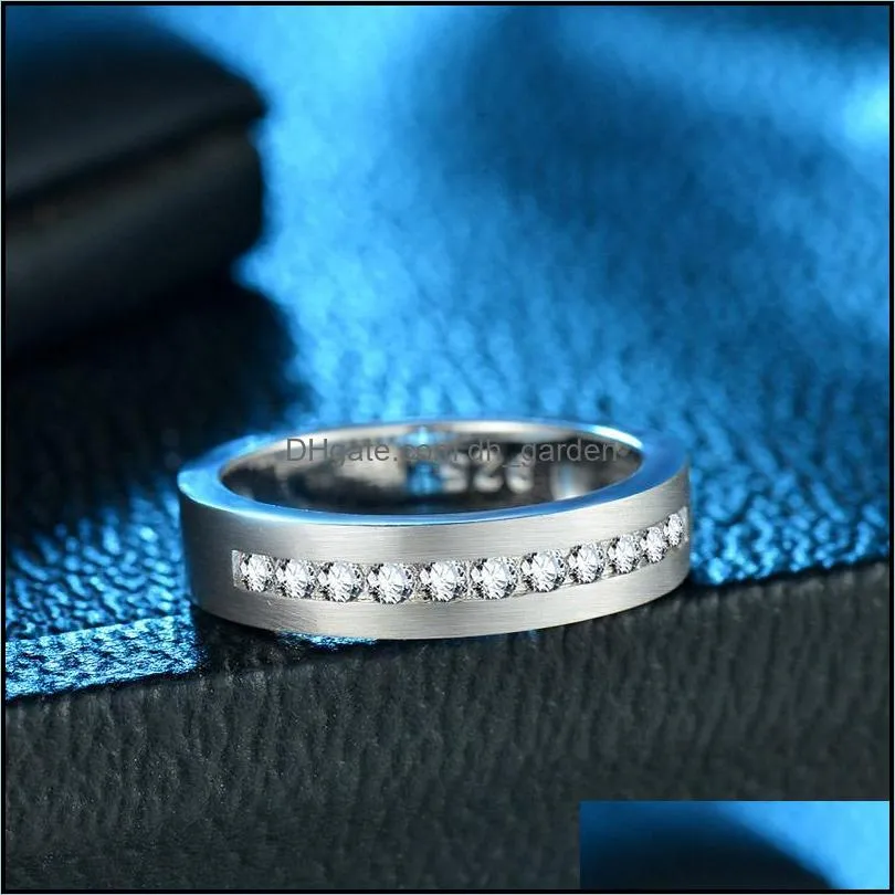 Wedding Rings Fashion With Crystal Elegant Nylon Jewelry For Men And Women Luxury Engagement High QualityWedding Brit22