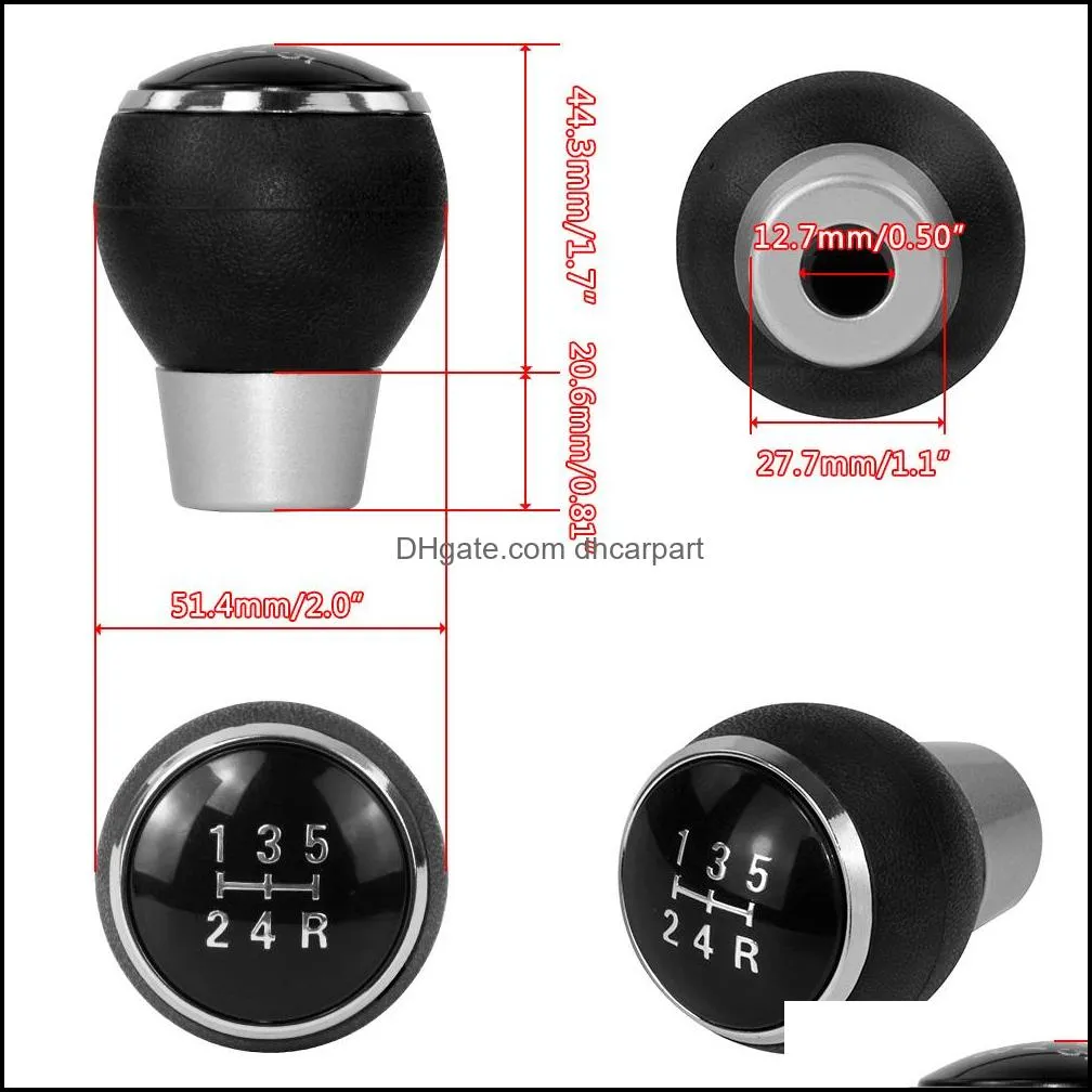 pqy car 5 speed gear head shift knob mt handball for mitsubishi lancer ex evo gts asx v3 v5 v6 auto parts accessories pqygsk91