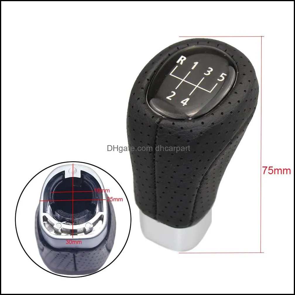 car gear shift knob for bmw 3 5 6 e36 e39 e46 e60 e87 e90 e91 e92 5/6 speed shifter lever stick