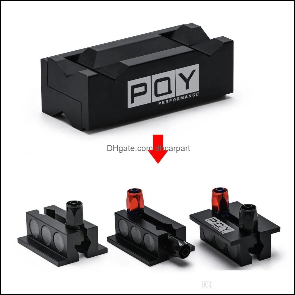 pqy aluminum line separator vise jaw protective inserts magnetized for an fittings with magnetic back pqyslv030401