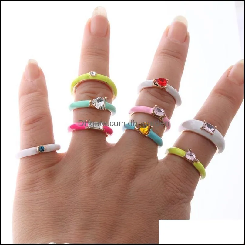 wedding rings neefuwofu y2k open ring elastic adjustable multicolor color bohemia de madera pulseira estrela cinco perleswedding