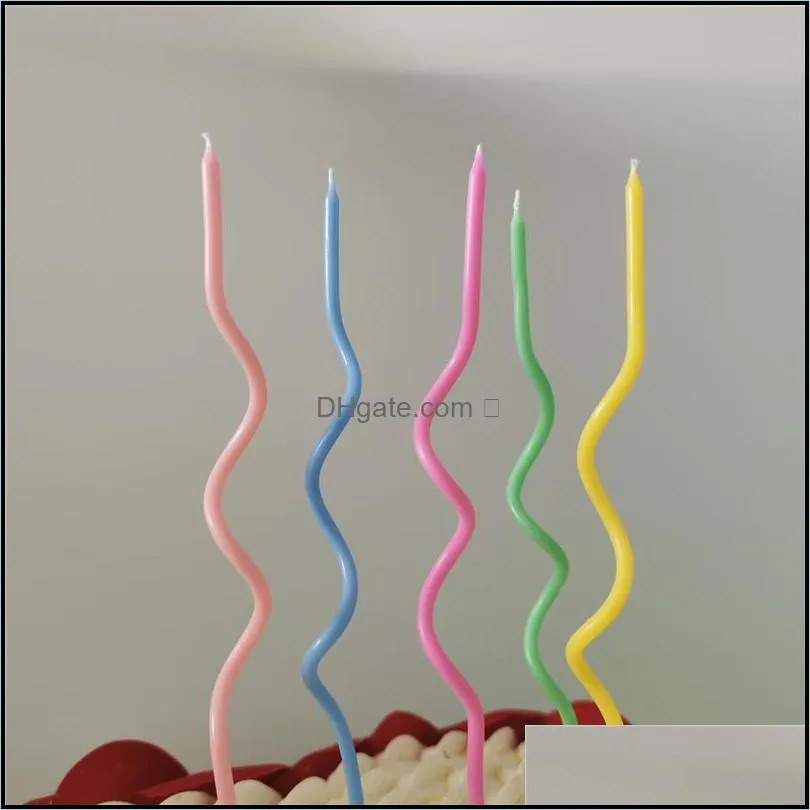 birthday candle creative romantic adult confession wavy candle scoliosis candles cake decoration t500695