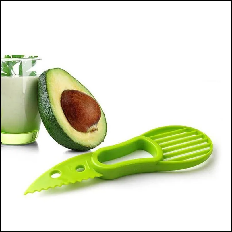 fruit vegetable tools 3in1 avocado slicer cutter knife corer pulp separator shea butter kitchen helper accessories ga sqcdxa